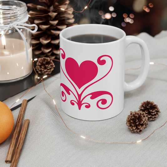 Beautiful Hearts, Mug 11oz