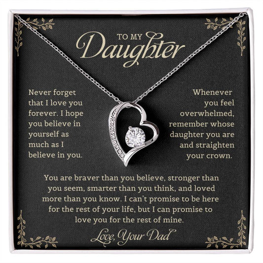 To My Daughter | Forever Love Necklace