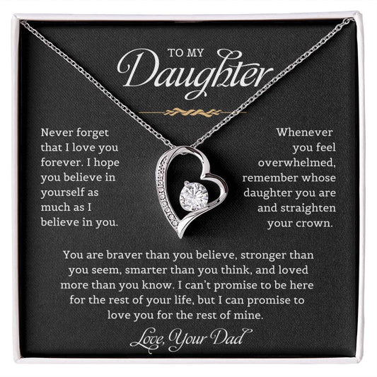 To My Daughter | Forever Love Necklace