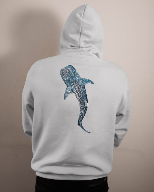 Womans Whale Shark Champion Sweatshirt Beachy Hoodie